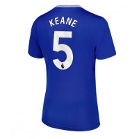 Camisa de Futebol Everton Michael Keane #5 Equipamento Principal Mulheres 2024-25 Manga Curta